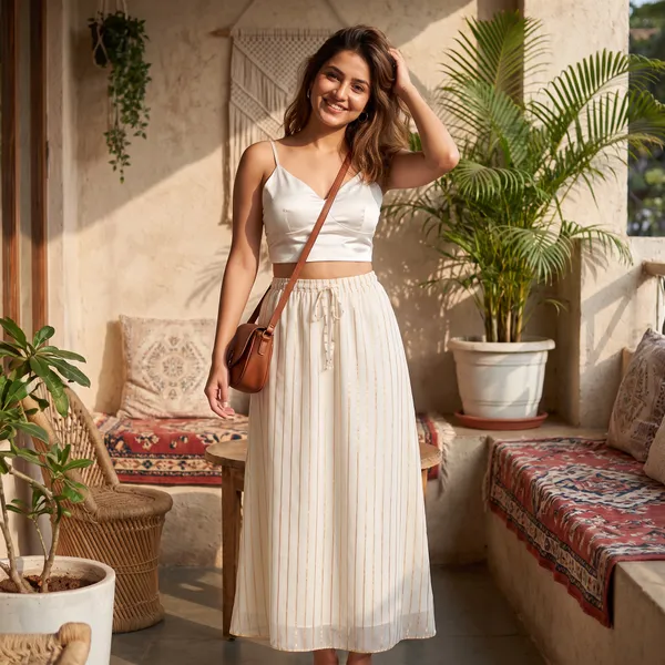 Zuri_White_Gold_Maxi_skirt