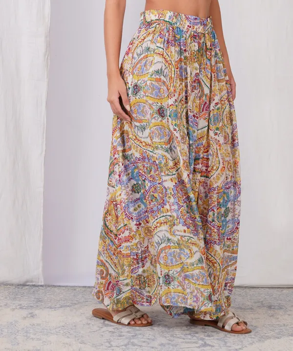 Zuri_Printed_Lurex_Palazzo_Skirt