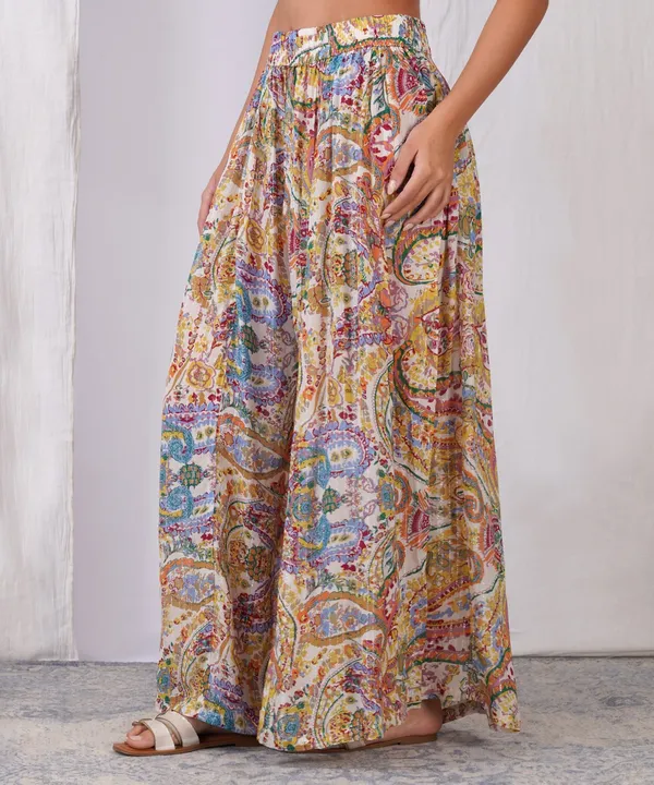 Zuri_Printed_Lurex_Palazzo_Skirt