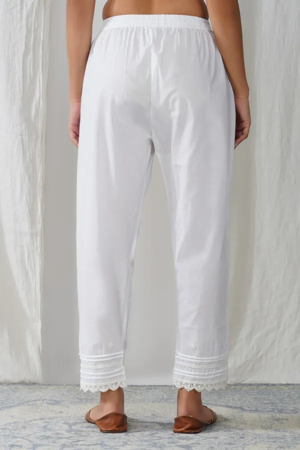 White_Cotton_Comfort_Fit_Mid-rise_Formal_Trouser_For_Women