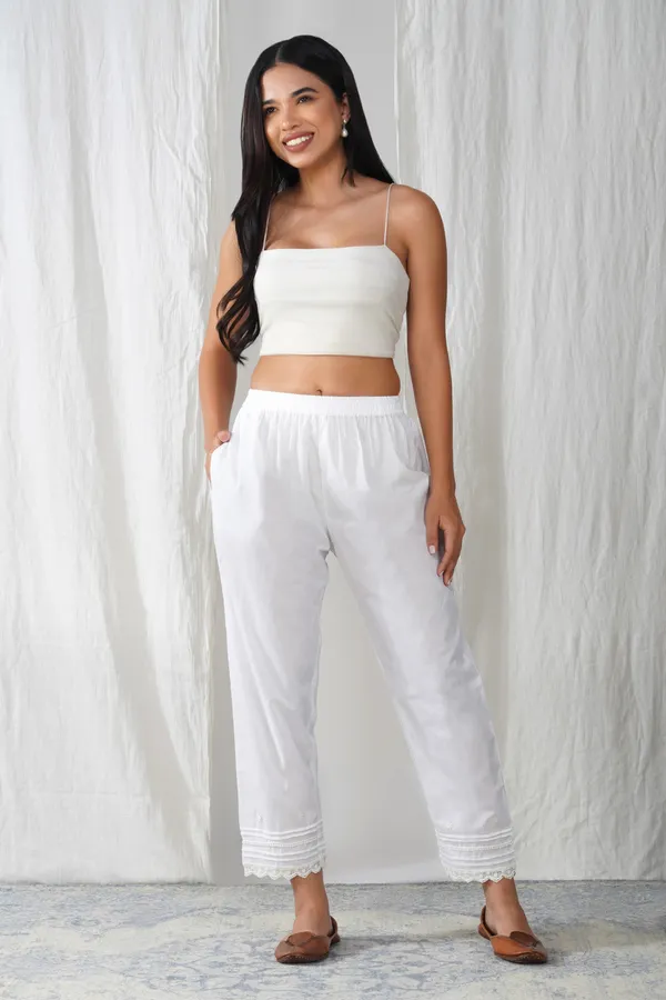 White_Cotton_Comfort_Fit_Mid-rise_Formal_Trouser_For_Women