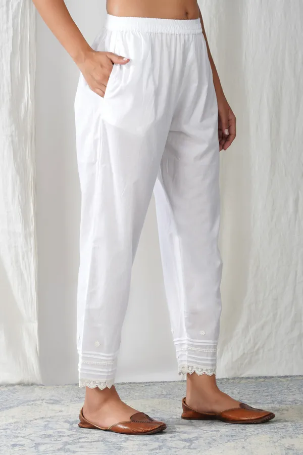 White_Cotton_Comfort_Fit_Mid-rise_Formal_Trouser_For_Women