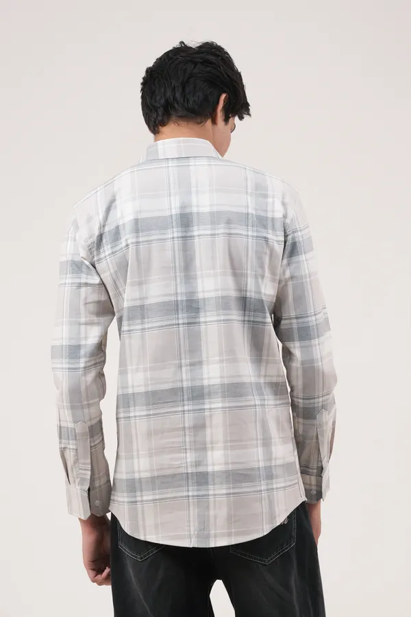 Grey_Cotton__Full_Sleeves_Spread_Collar_Classic_Fit_Checkered_Shirt_For_Men