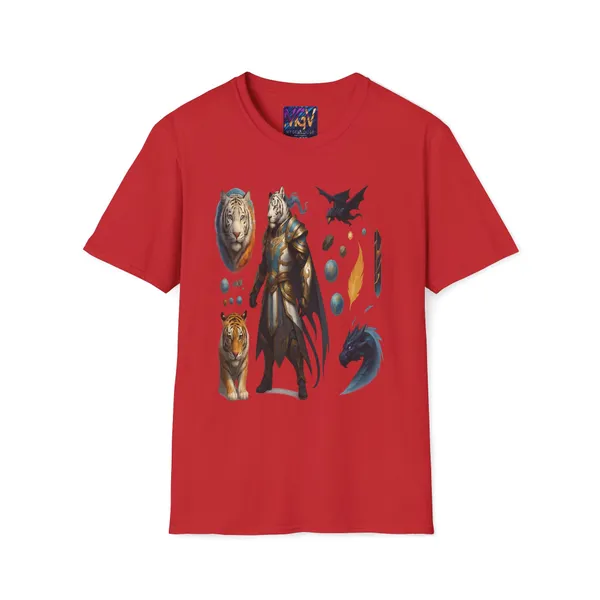 Fantasy_Adventure_Graphic_Tee_Magical_Creature_Shirt_Red