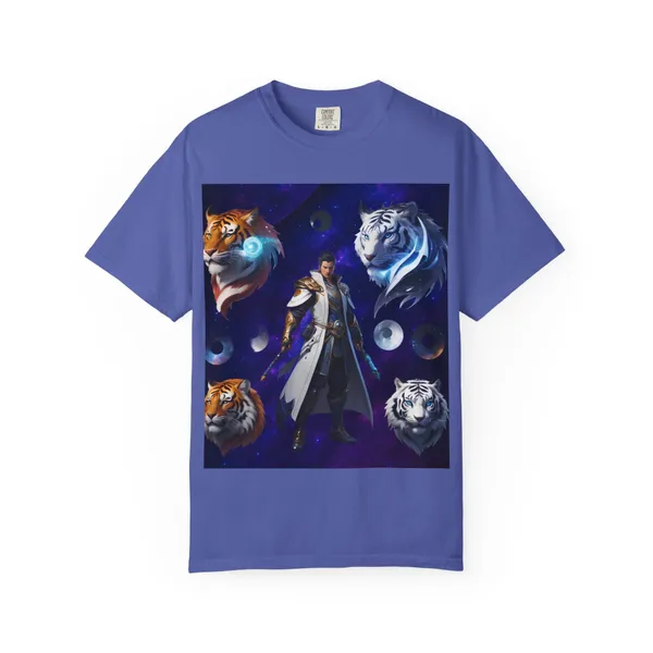 Fantasy_Themed_Garment_Dyed_Tee_Majestic_Creature_Shirt_Periwinkle