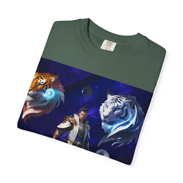Fantasy_Themed_Garment_Dyed_Tee_Majestic_Creature_Shirt_Red
