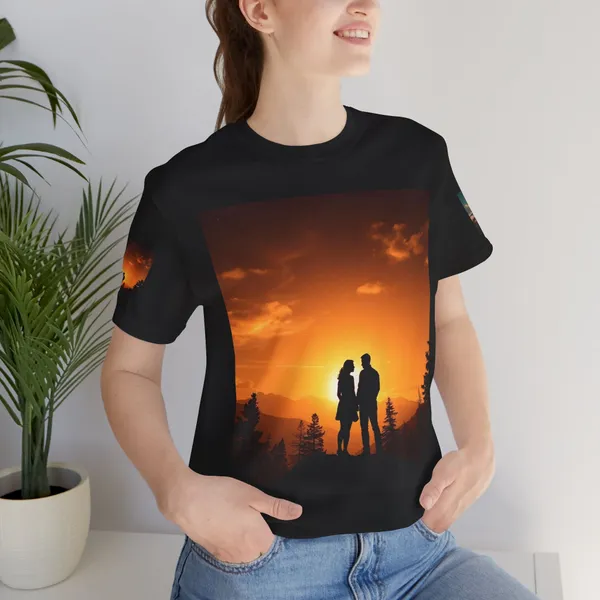 Futuristic_Sunset_Couple_Tee_Space_Graphic_T_Shirt_Black