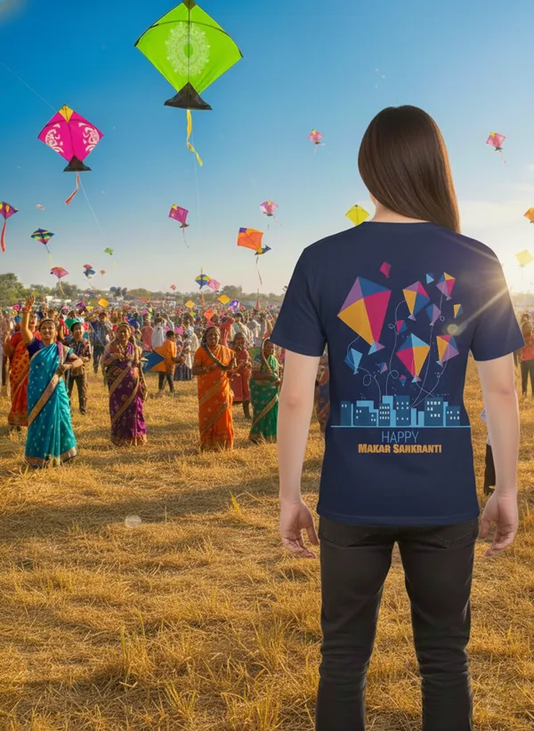 Happy_Makar_Sankranti_Kite_Print_T_Shirt_Festive_Unisex_Celebration_Tee_White