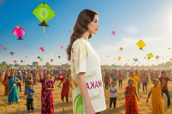 Happy_Makar_Sankranti_Kite_Print_T_Shirt_Festive_Unisex_Celebration_Tee_White