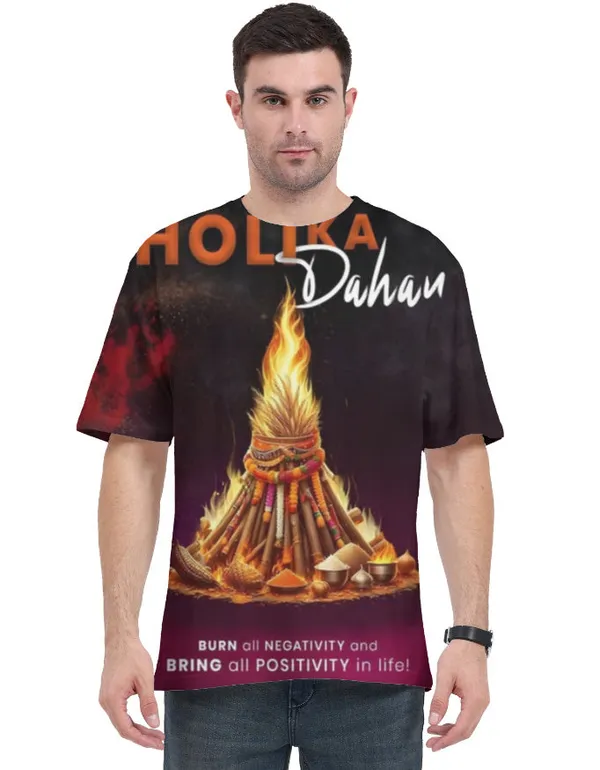Holika_Dahan_Festival_Unisex_T_Shirt_Holi_Bonfire_Aop_Graphic_Tee_White