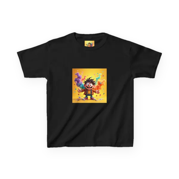 Kids_Cartoon_Character_Graphic_Tee_Fun_Birthday_Shirt_Black