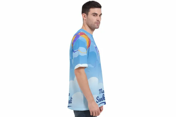 Makar_Sankranti_Kite_Print_T_Shirt_Festive_Sky_Blue_Unisex_Tee_White