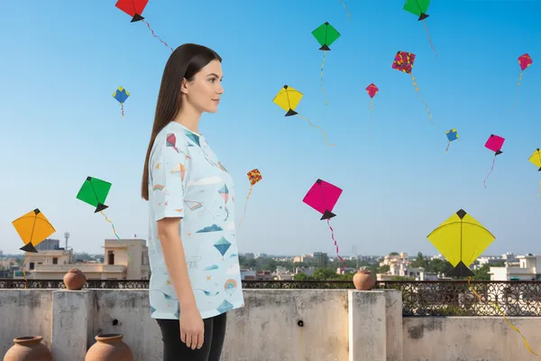 Makar_Sankranti_Kite_Print_T_Shirt_Sky_Blue_Festive_Unisex_Tee_White