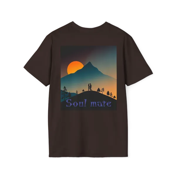 Romantic_Sunset_Couple_Art_T_Shirt_Colorful_Painting_Tee_Royal