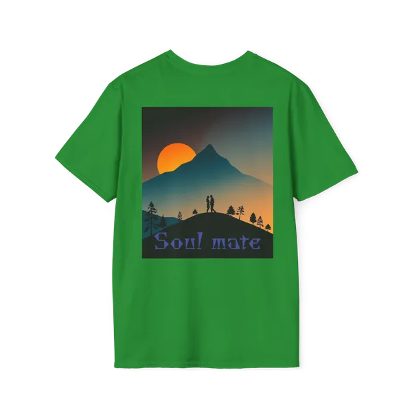 Romantic_Sunset_Couple_Art_T_Shirt_Colorful_Painting_Tee_Royal