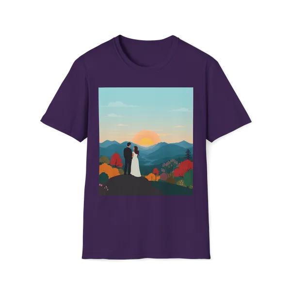 Romantic_Sunset_Couple_Art_T_Shirt_Nature_Adventure_Top_Purple