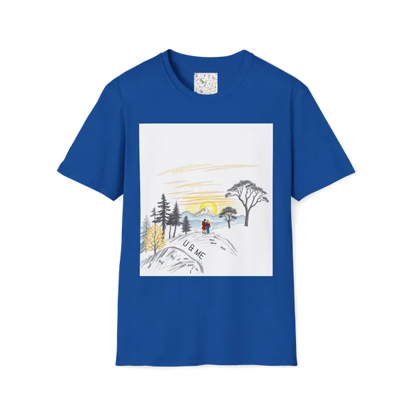 Romantic_Sunset_Couple_Sketch_T_Shirt_Nature_Inspired_Tee_Royal