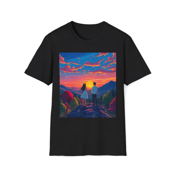 Sci_Fi_Romantic_Mountain_Couple_T_Shirt_Galaxy_Love_Tee_Black
