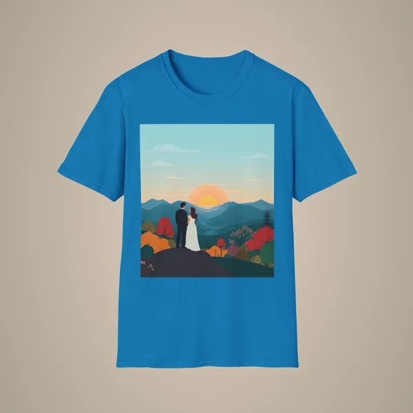 Romantic_Sunset_Couple_Art_T_Shirt_Nature_Adventure_Top_Sapphire