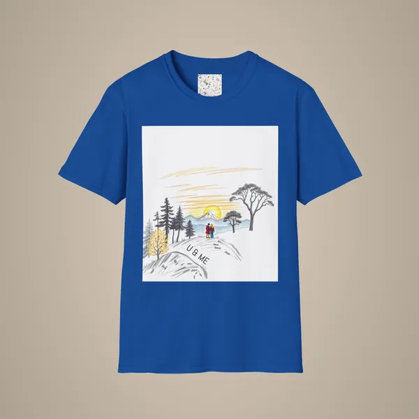 Romantic_Sunset_Couple_Sketch_T_Shirt_Nature_Inspired_Tee_Royal
