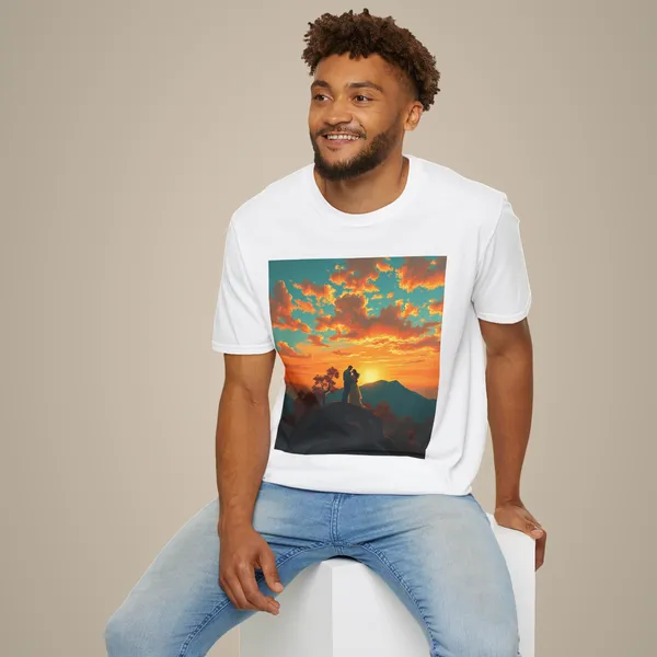 Support_Love_Sunset_T_Shirt_Couples_Graphic_Tee_White