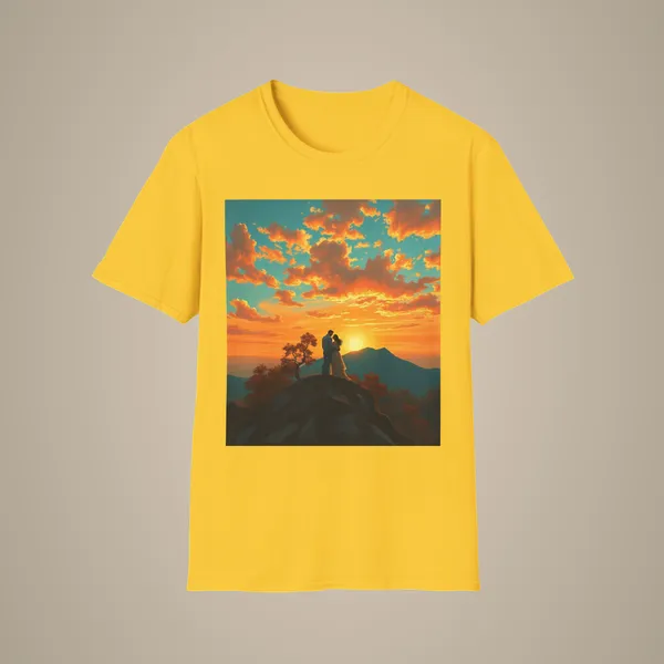 Support_Love_Sunset_T_Shirt_Couples_Graphic_Tee_Daisy