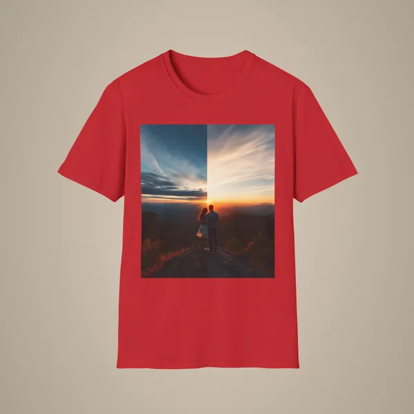 Cinematic_Split_Sky_T_Shirt_Romantic_Nature_Film_Tee_Red
