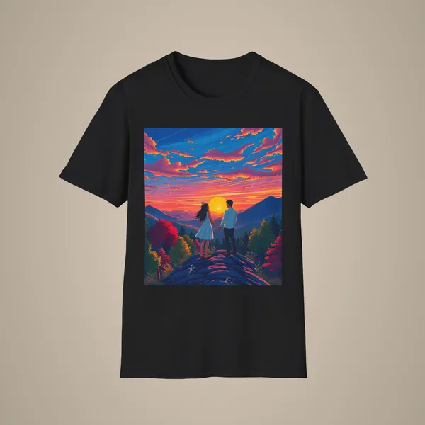 Sci_Fi_Romantic_Mountain_Couple_T_Shirt_Galaxy_Love_Tee_Black
