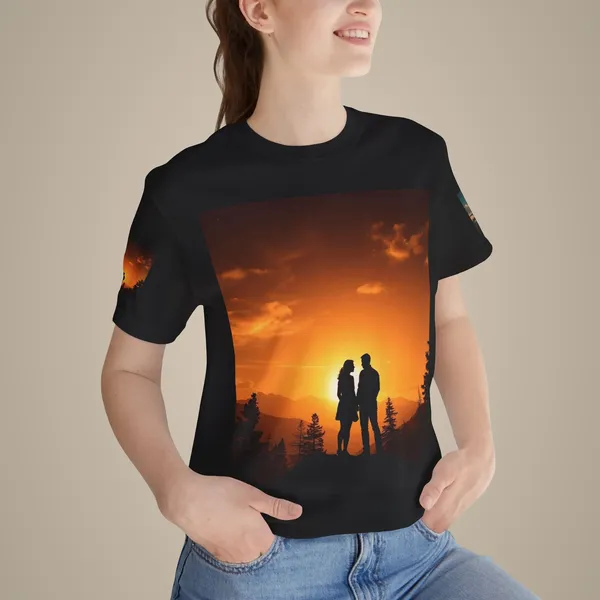 Futuristic_Sunset_Couple_Tee_Space_Graphic_T_Shirt_Black