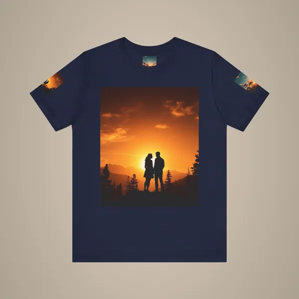 Futuristic_Sunset_Couple_Tee_Space_Graphic_T_Shirt_Navy