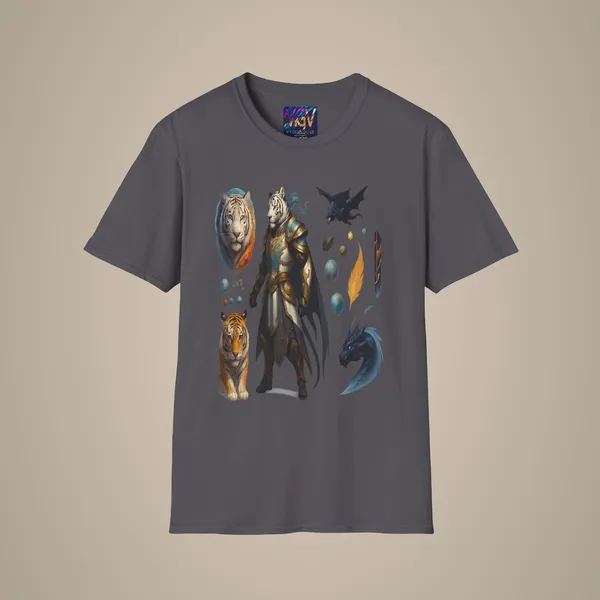 Fantasy_Adventure_Graphic_Tee_Magical_Creature_Shirt_Charcoal