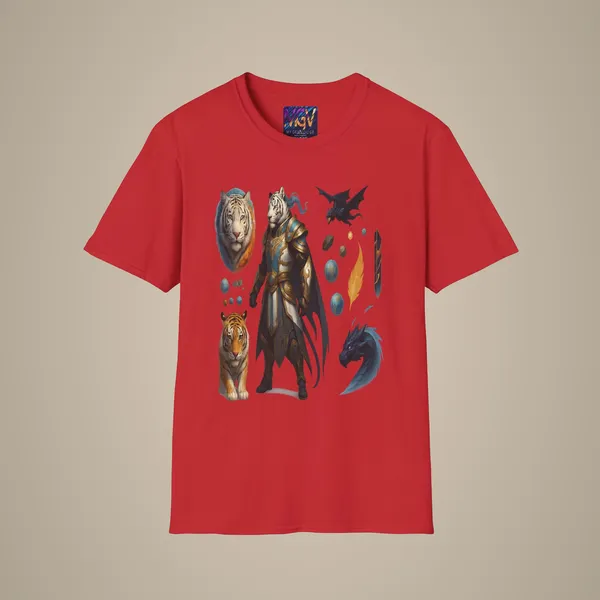 Fantasy_Adventure_Graphic_Tee_Magical_Creature_Shirt_Red