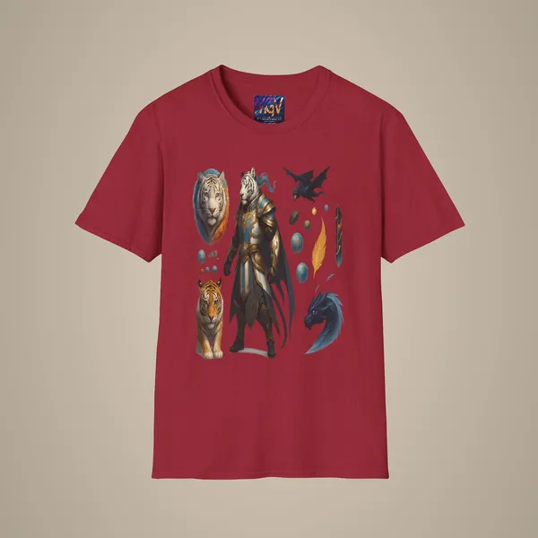Fantasy_Adventure_Graphic_Tee_Magical_Creature_Shirt_Antique_Cherry_Red