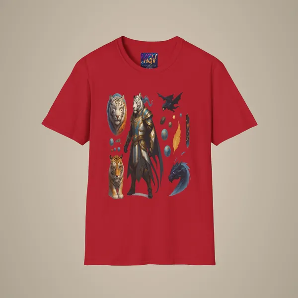 Fantasy_Adventure_Graphic_Tee_Magical_Creature_Shirt_Cherry_Red