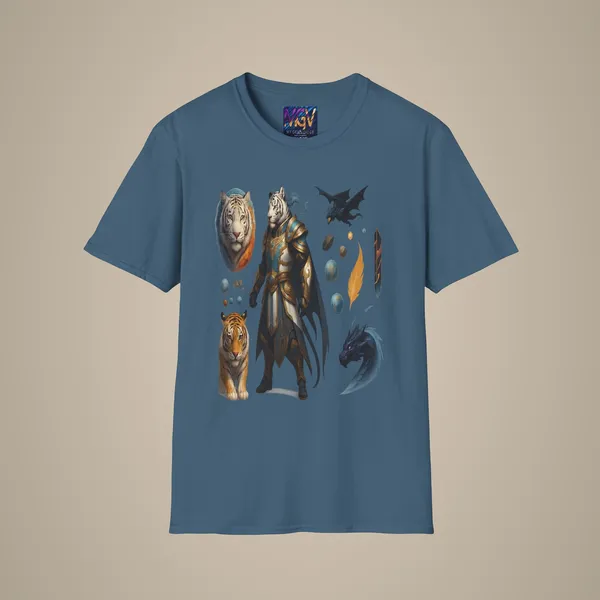 Fantasy_Adventure_Graphic_Tee_Magical_Creature_Shirt_Indigo_Blue