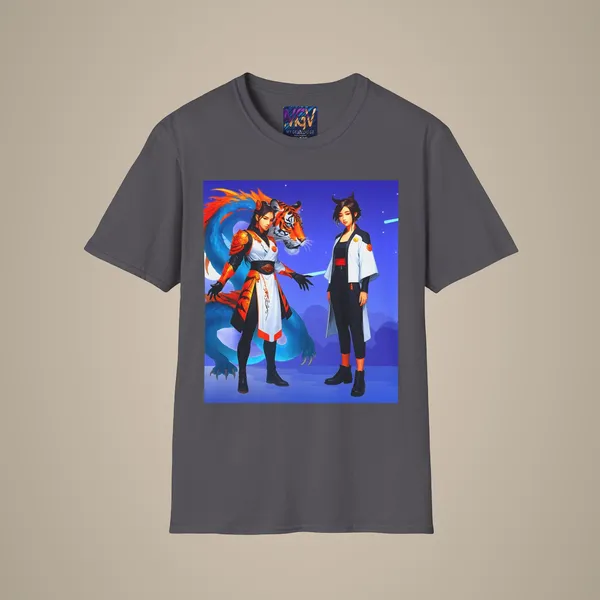 Fantasy_Adventure_Colorful_Tee_Anime_Cosplay_T_Shirt_Charcoal