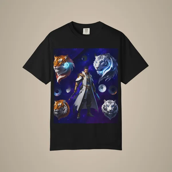 Fantasy_Themed_Garment_Dyed_Tee_Majestic_Creature_Shirt_Black