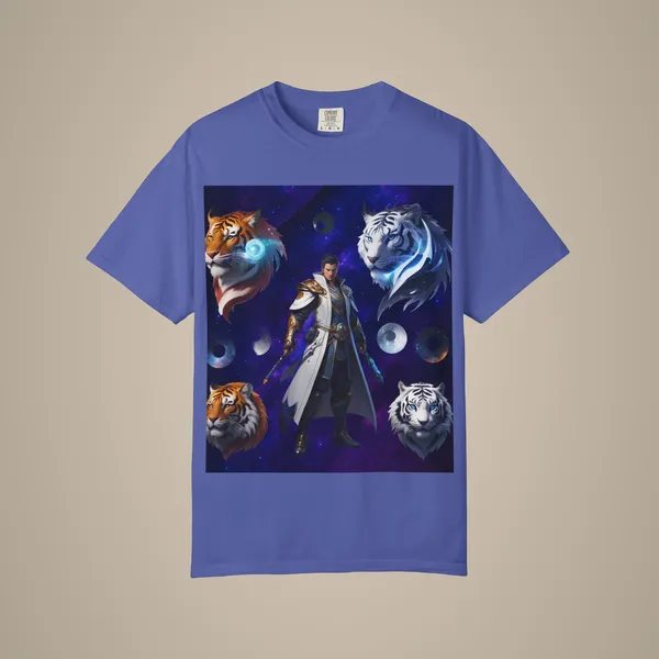 Fantasy_Themed_Garment_Dyed_Tee_Majestic_Creature_Shirt_Periwinkle