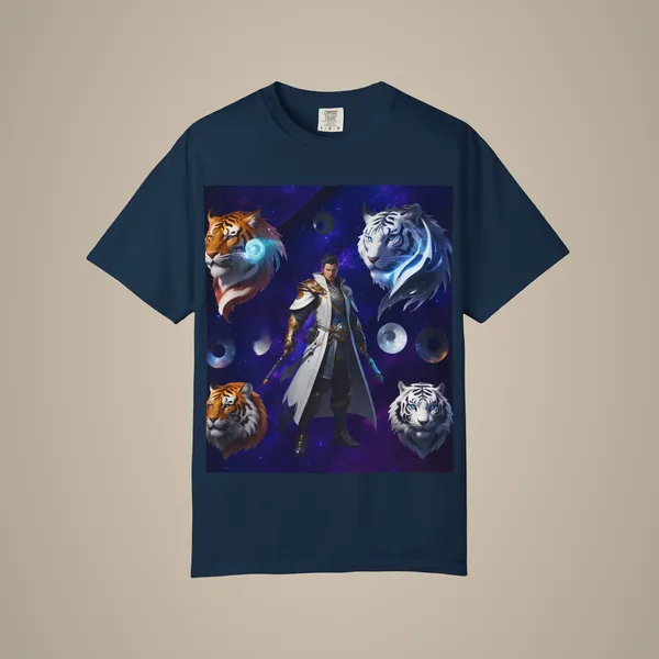 Fantasy_Themed_Garment_Dyed_Tee_Majestic_Creature_Shirt_True_Navy
