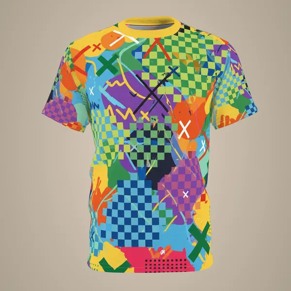 Stylish_Abstract_Checks_T_Shirt_White_Stitching_6_Oz
