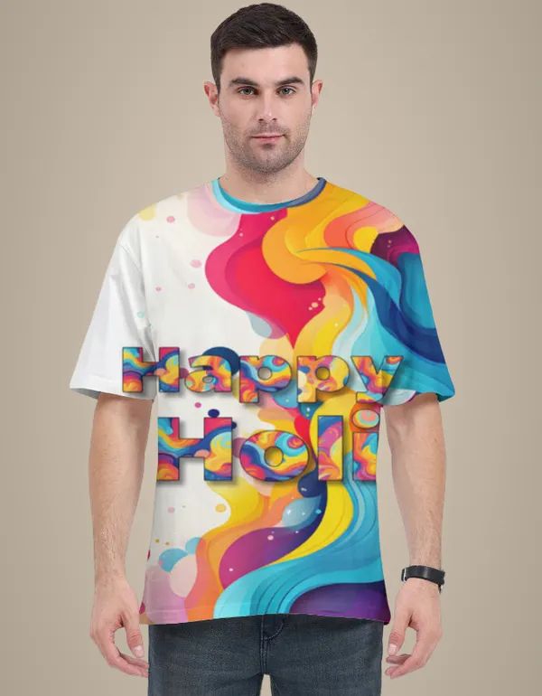 Happy_Holi_Rainbow_Splash_Unisex_T_Shirt_Colorful_Festival_Aop_Graphic_Tee_White