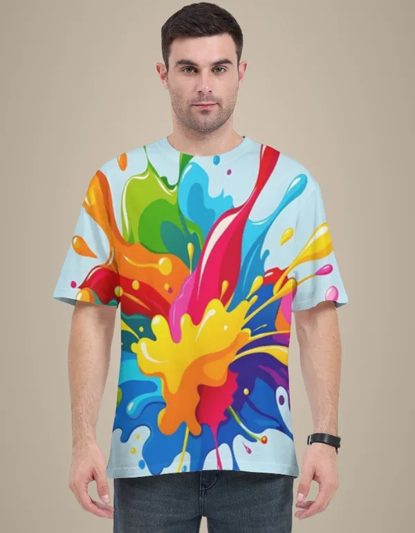 Holi_Color_Splash_Unisex_T_Shirt_Vibrant_Paint_Burst_Aop_Festival_Tee_White