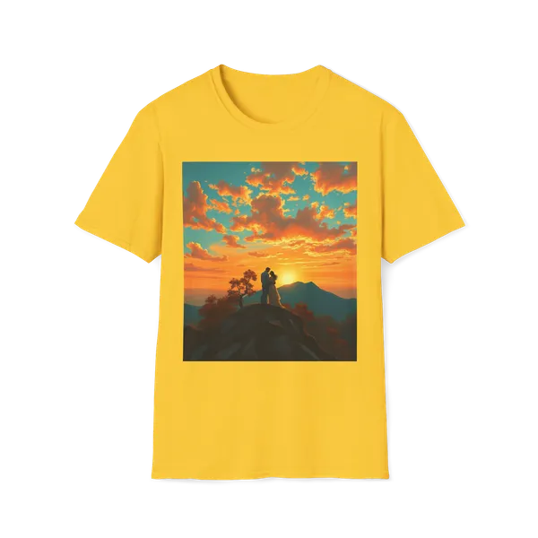 Support_Love_Sunset_T_Shirt_Couples_Graphic_Tee_Daisy