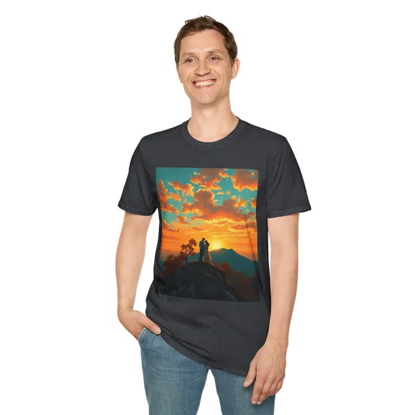 Support_Love_Sunset_T_Shirt_Couples_Graphic_Tee_Purple