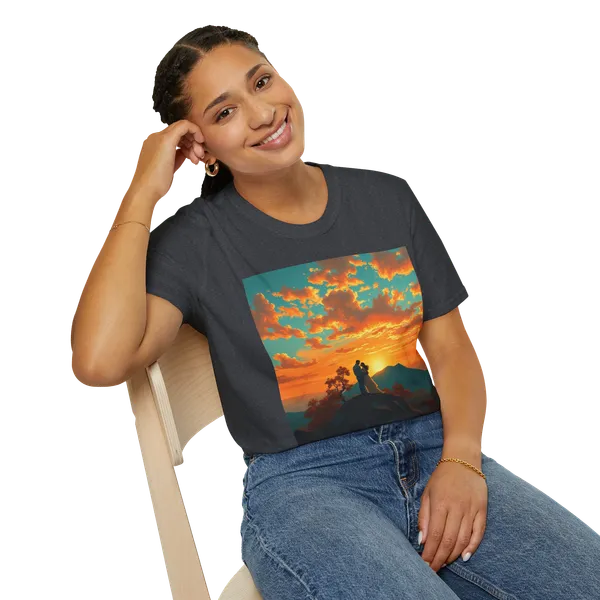 Support_Love_Sunset_T_Shirt_Couples_Graphic_Tee_Purple