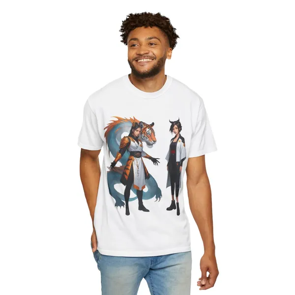 Vintage_Wildlife_Tee_Tiger_Dragon_Nature_Shirt_White