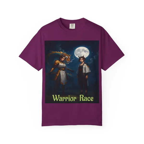 Warrior_Race_Fantasy_Graphic_Tee_Gamer_Cosplay_Shirt_Boysenberry