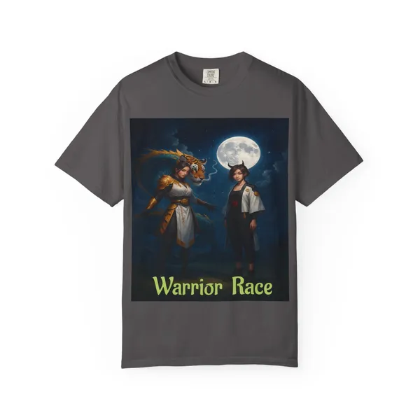 Warrior_Race_Fantasy_Graphic_Tee_Gamer_Cosplay_Shirt_Graphite