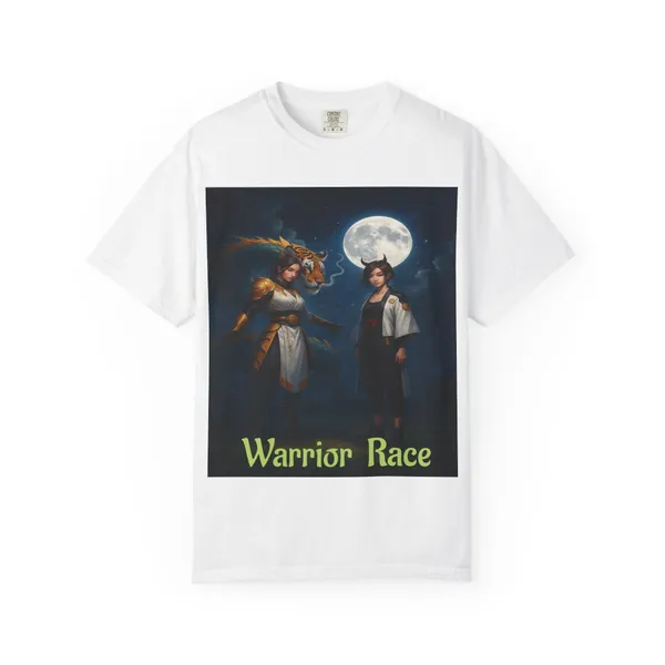 Warrior_Race_Fantasy_Graphic_Tee_Gamer_Cosplay_Shirt_White