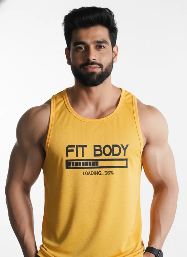 Yellow_Premium_Dry_Fit_Fabric_Gym_Vest_For_Men